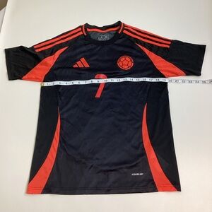 Adidas Men’s Luis Diaz Jersey Size S Black and Orange